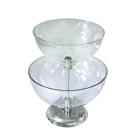 Azar Displays Two-Tier 12" & 14" Bowl Counter Display 720206